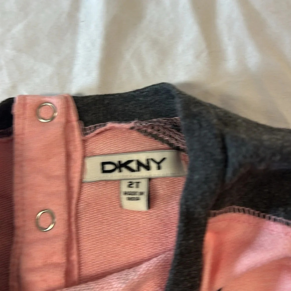 DKNY - long sleeve sweater style dress. Size 2T. - Picture 4 of 5